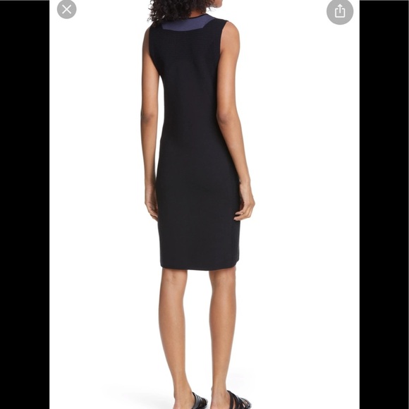 Vince colorblock mult-stitch sleeveless dress - Picture 2 of 4